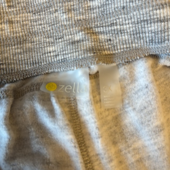 Zella Peaceful Wide Leg Sweatpants - Grey Light Heather - 3X - Picture 8 of 12